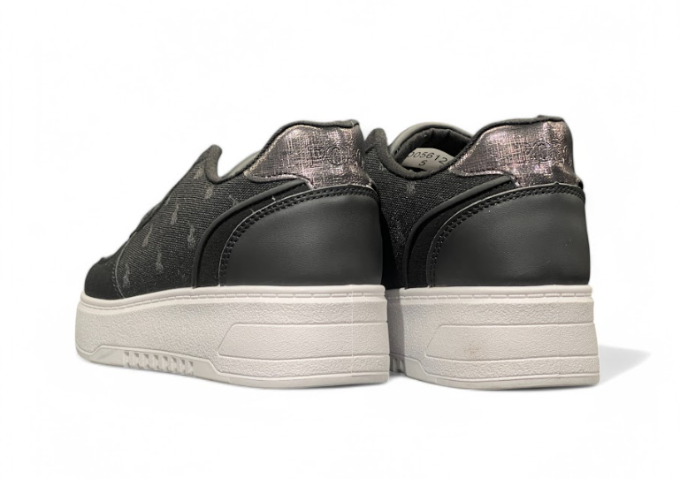 Polo Sneaker Jacquard Platform Black